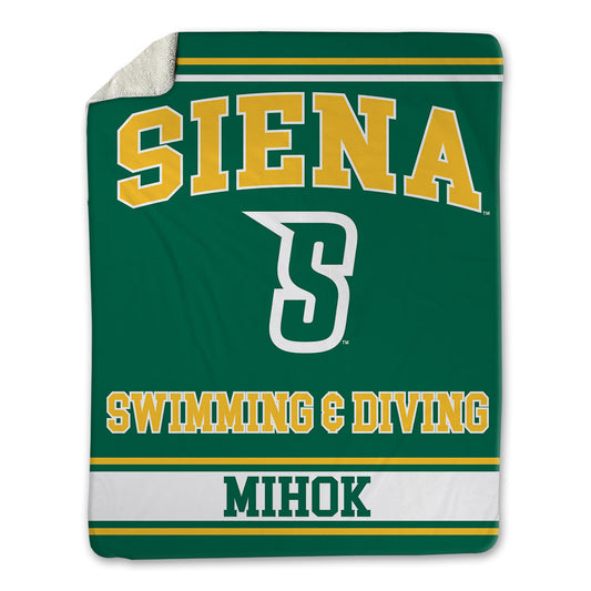 Siena - NCAA Women's Swimming & Diving : Julia Mihok - Blanket-0