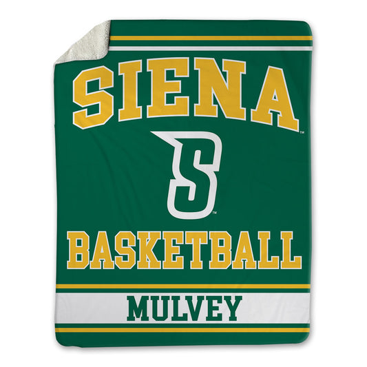 Siena - NCAA Men's Basketball : Riley Mulvey - Blanket-0