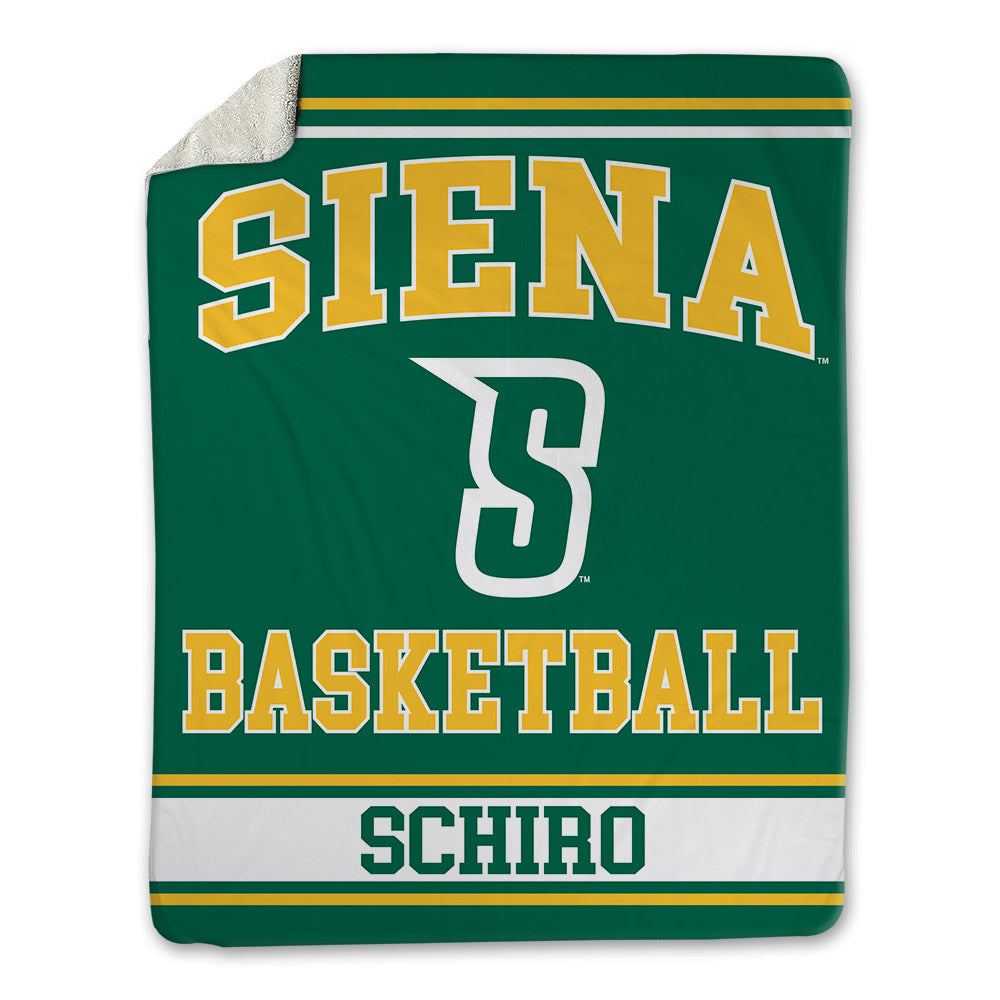 Siena - NCAA Women's Basketball : Francesca Schiro - Blanket-0