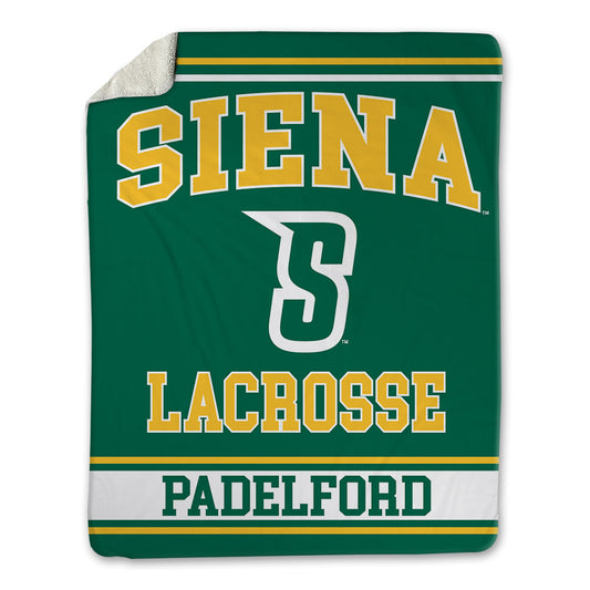 Siena - NCAA Men's Lacrosse : Caden Padelford - Blanket-0