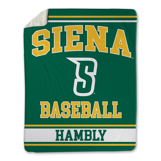 Siena - NCAA Baseball : Cole Hambly - Blanket-0