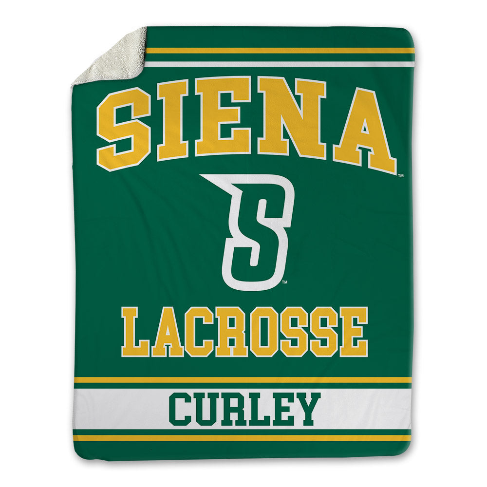 Siena - NCAA Women's Lacrosse : Sara Curley - Blanket-0