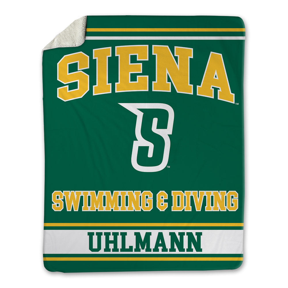 Siena - NCAA Women's Swimming & Diving : Alex Uhlmann - Blanket-0