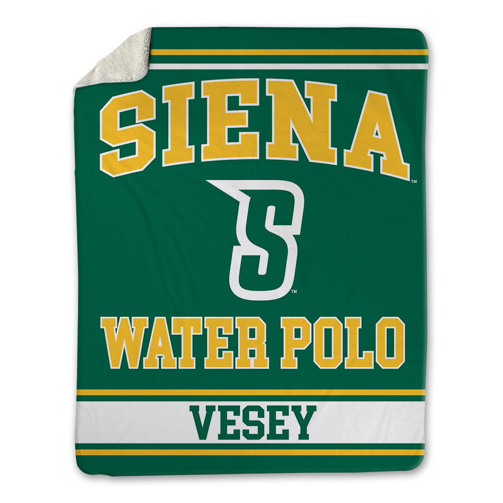 Siena - NCAA Women's Water Polo : Ava Vesey - Blanket-0