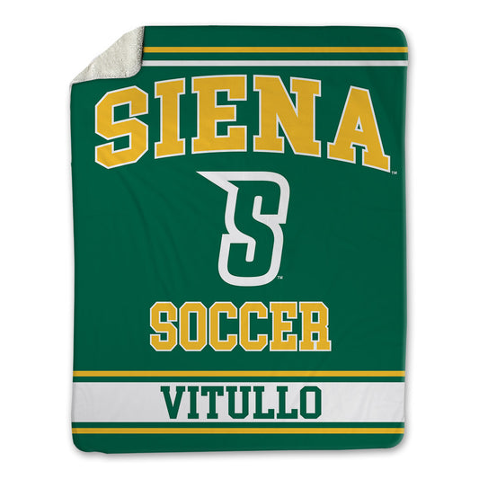 Siena - NCAA Women's Soccer : Sophia Vitullo - Blanket-0