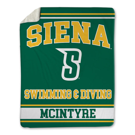 Siena - NCAA Women's Swimming & Diving : Laraine McIntyre - Blanket-0