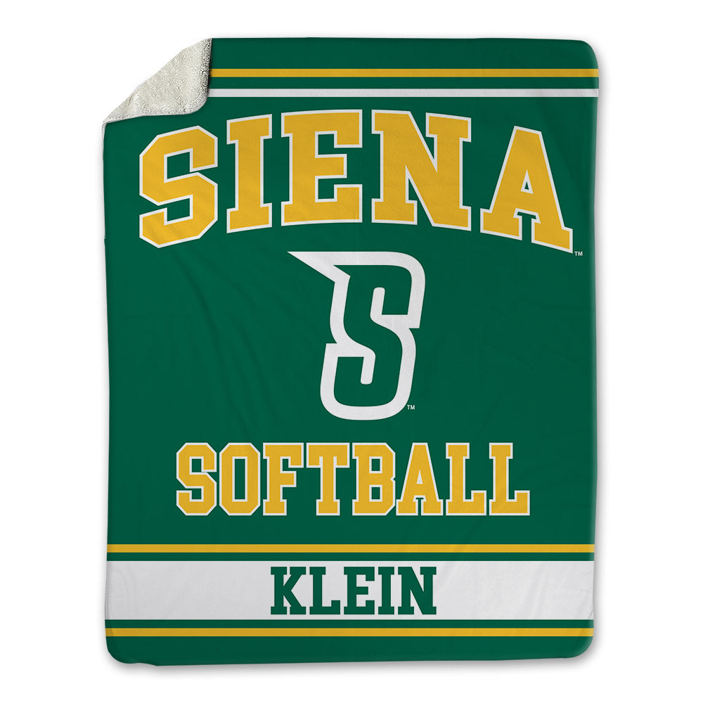 Siena - NCAA Softball : Megan Klein - Blanket-0