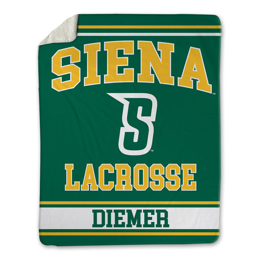 Siena - NCAA Men's Lacrosse : Benjamin Diemer - Blanket-0