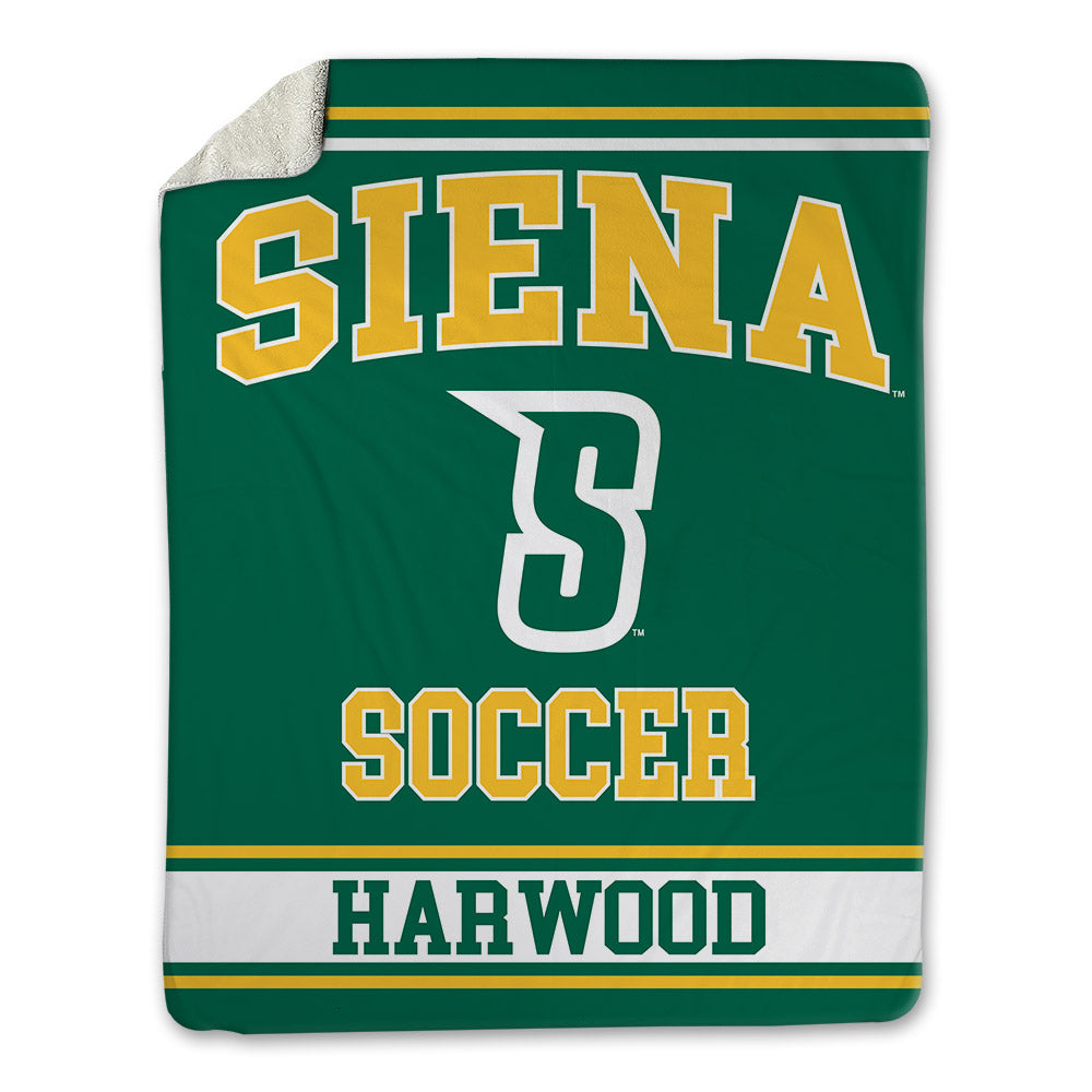 Siena - NCAA Women's Soccer : Natalie Harwood - Blanket-0
