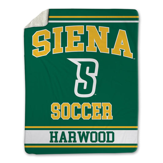 Siena - NCAA Women's Soccer : Natalie Harwood - Blanket-0