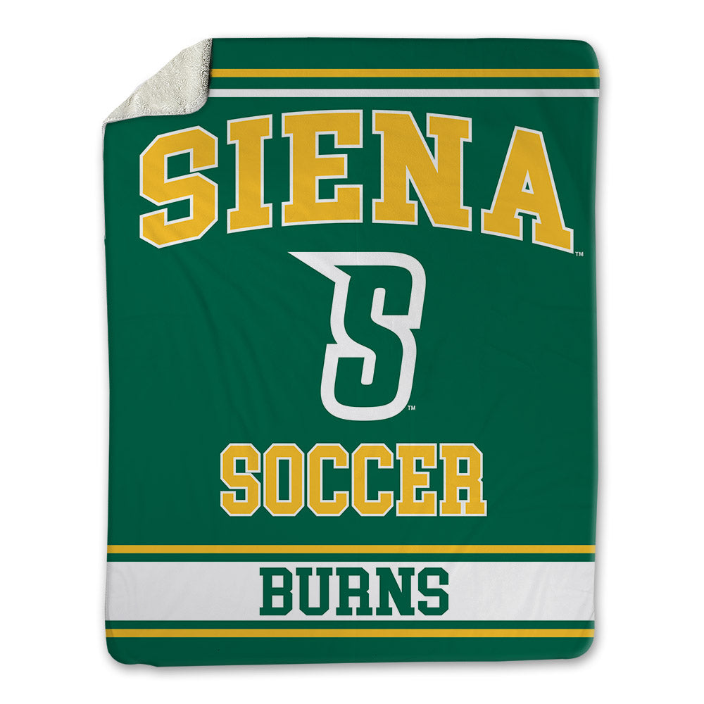 Siena - NCAA Women's Soccer : Cate Burns - Blanket-0