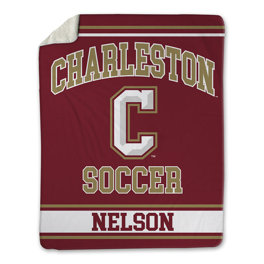 Charleston - NCAA Women's Soccer : chloe nelson - Blanket-0