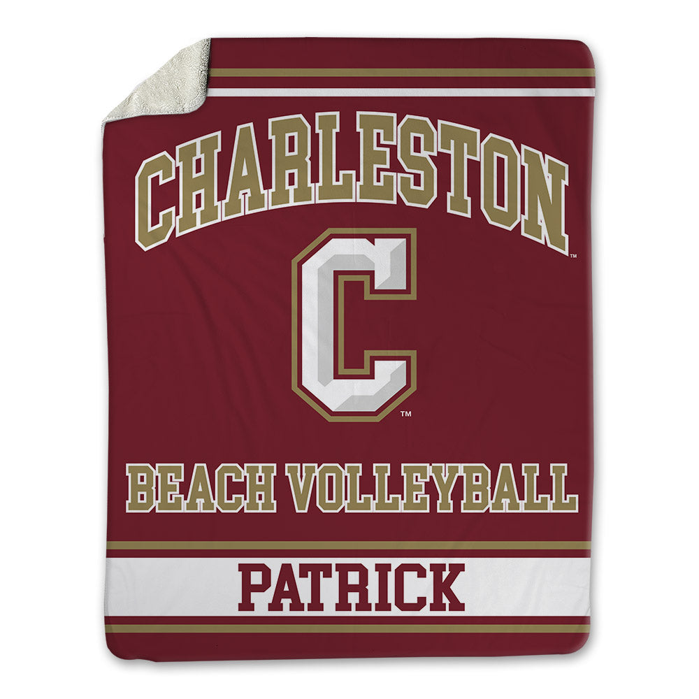 Charleston - NCAA Beach Volleyball : Jordan Patrick - Blanket-0