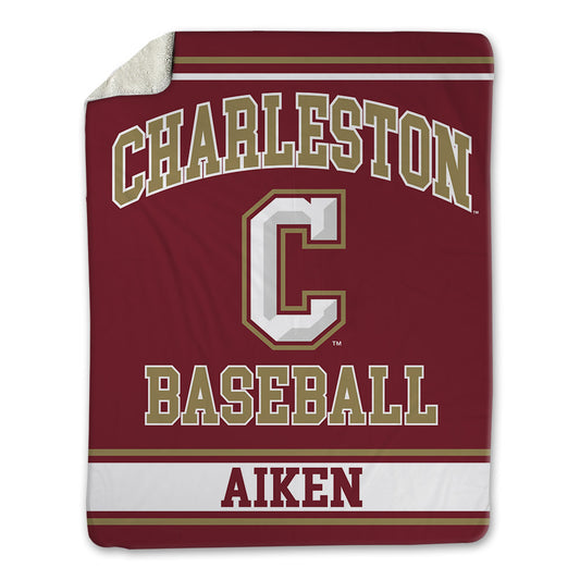 Charleston - NCAA Baseball : Davis Aiken - Blanket-0