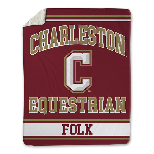 Charleston - NCAA Equestrian : Gillian Folk - Blanket-0