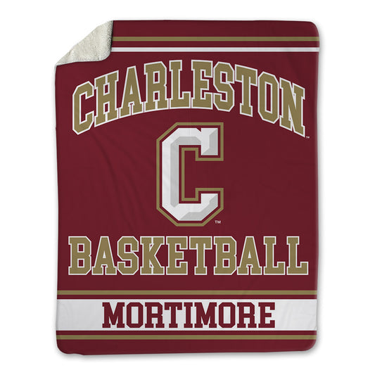 Charleston - NCAA Men's Basketball : Will Mortimore - Blanket-0