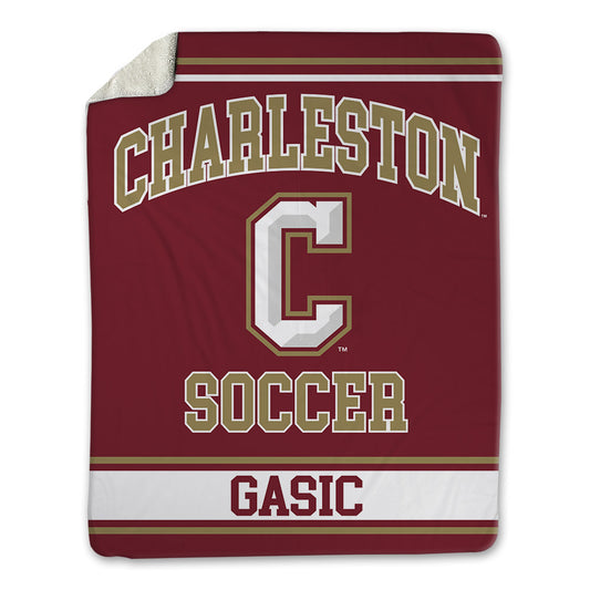 Charleston - NCAA Men's Soccer : Luka Gasic - Blanket-0