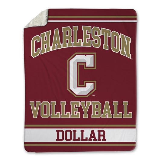 Charleston - NCAA Women's Volleyball : Deanna Dollar - Blanket-0