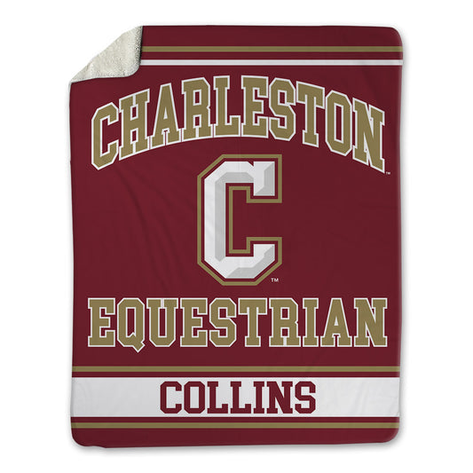 Charleston - NCAA Equestrian : Ella Collins - Blanket-0