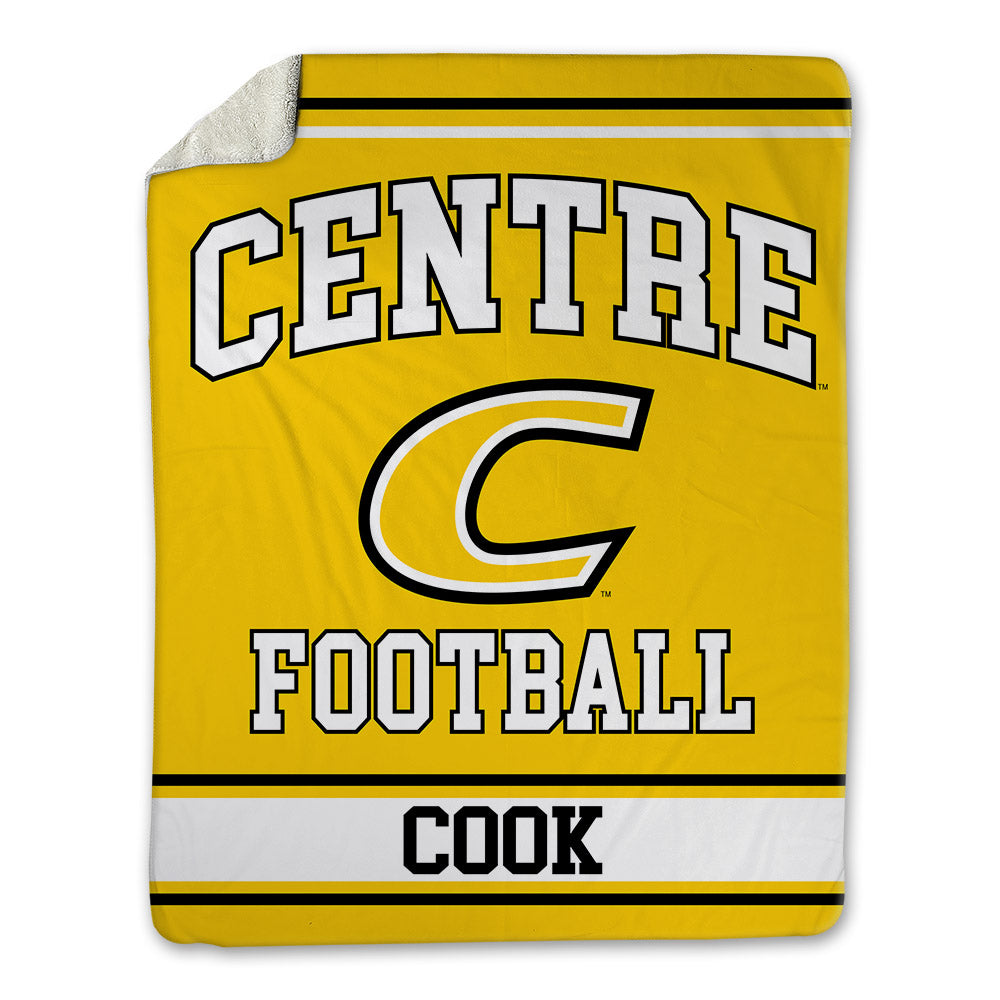 Centre College - NCAA Football : Brody Cook - Blanket-0