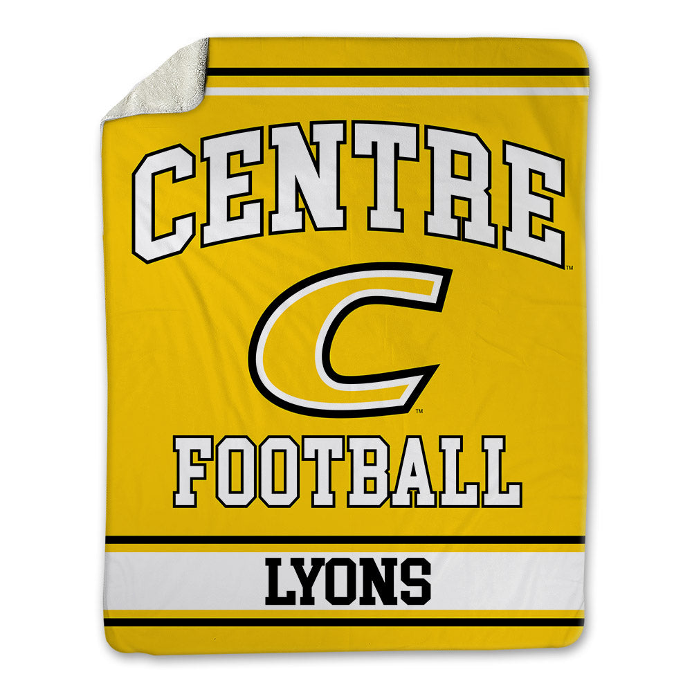 Centre College - NCAA Football : Gabe Lyons - Blanket-0
