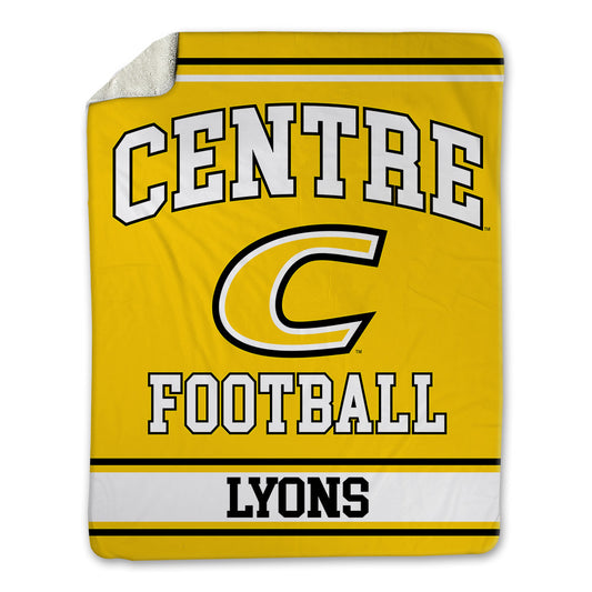 Centre College - NCAA Football : Gabe Lyons - Blanket-0