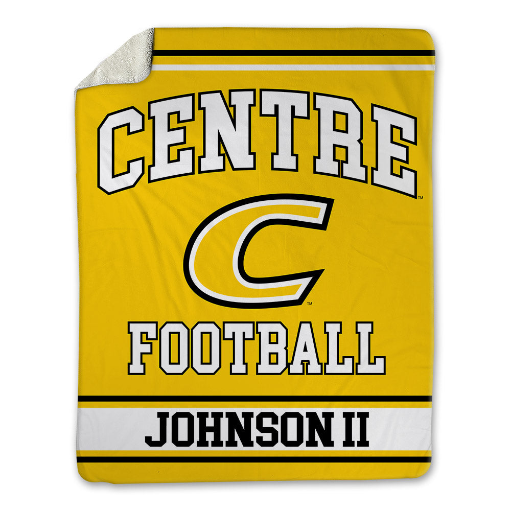 Centre College - NCAA Football : Deuce Johnson II - Blanket-0