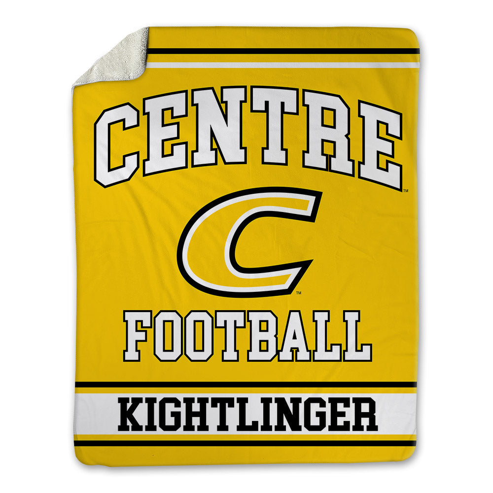 Centre College - NCAA Football : Brooks Kightlinger - Blanket-0