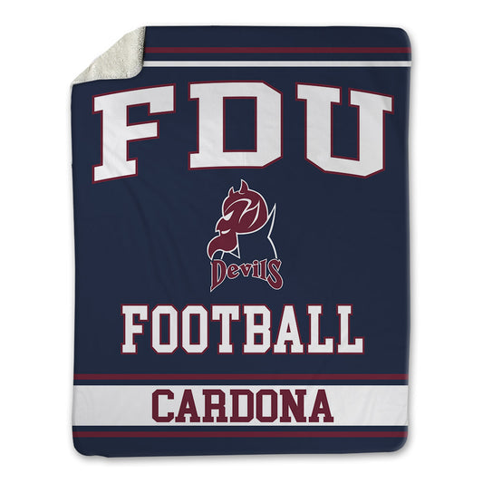 FDU Florham - NCAA Football : Cyrus Cardona - Blanket-0