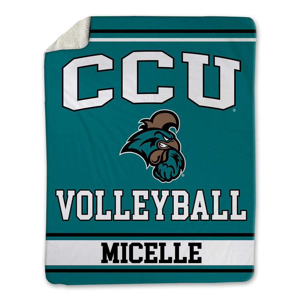 Coastal Carolina - NCAA Women's Volleyball : Becca Micelle - Blanket-0