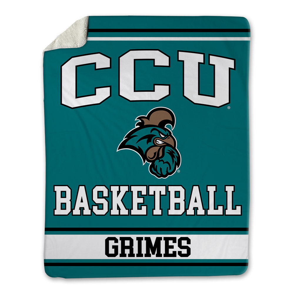 Coastal Carolina - NCAA Women's Basketball : Kinsea Grimes - Blanket-0