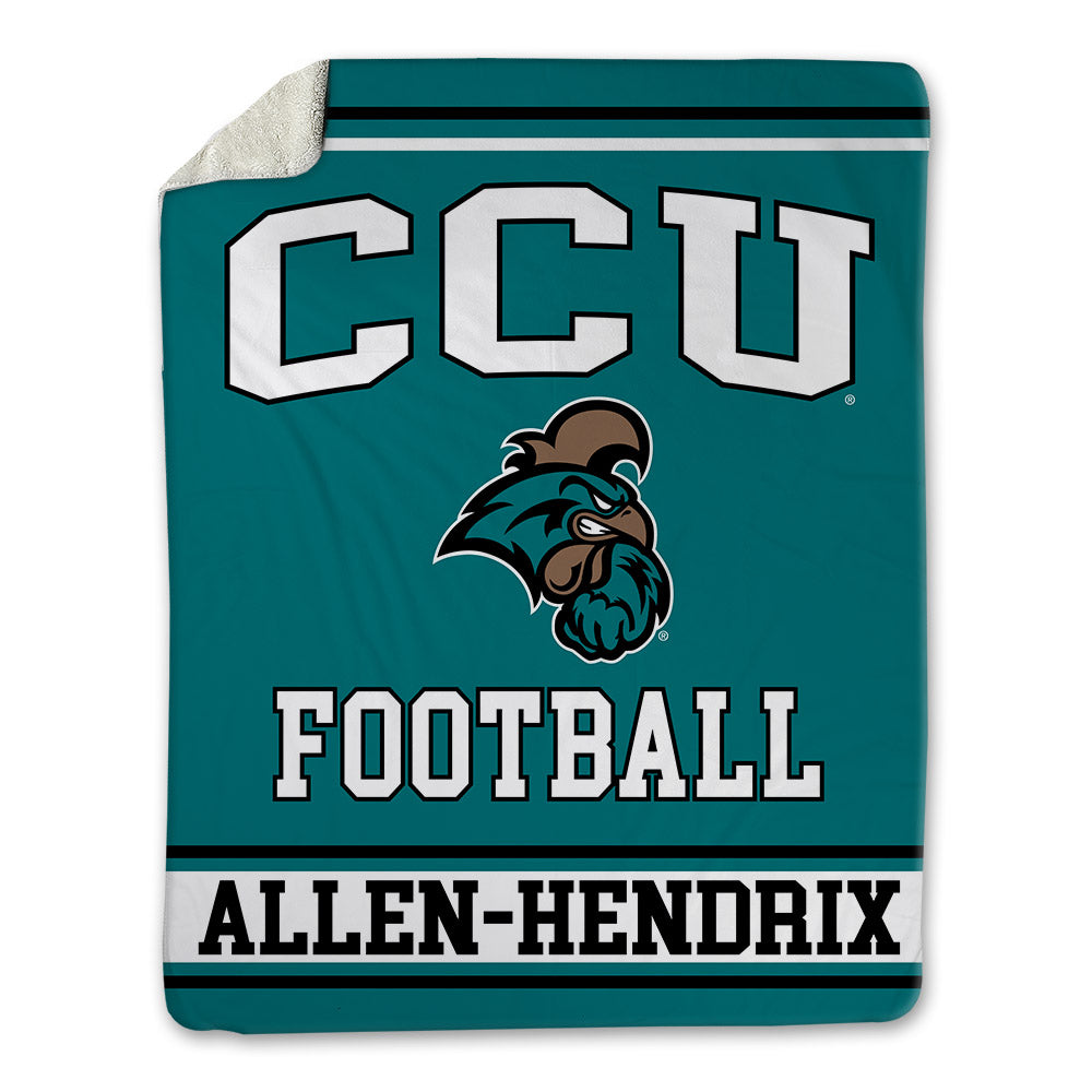 Coastal Carolina - NCAA Football : Jaden Allen-Hendrix - Blanket-0