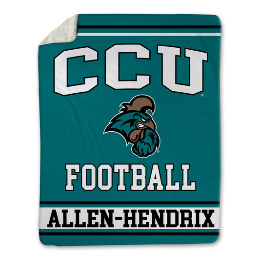 Coastal Carolina - NCAA Football : Jaden Allen-Hendrix - Blanket-0