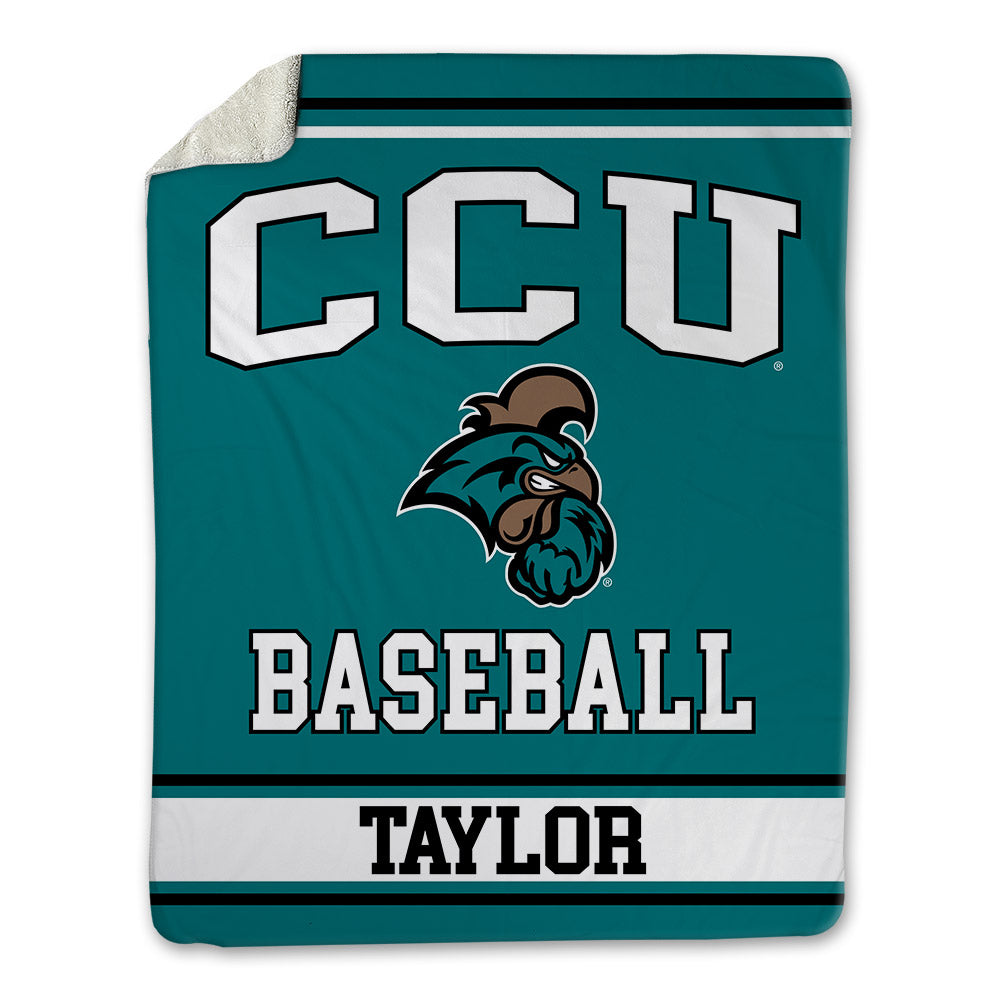 Coastal Carolina - NCAA Baseball : Jordan Taylor - Blanket-0
