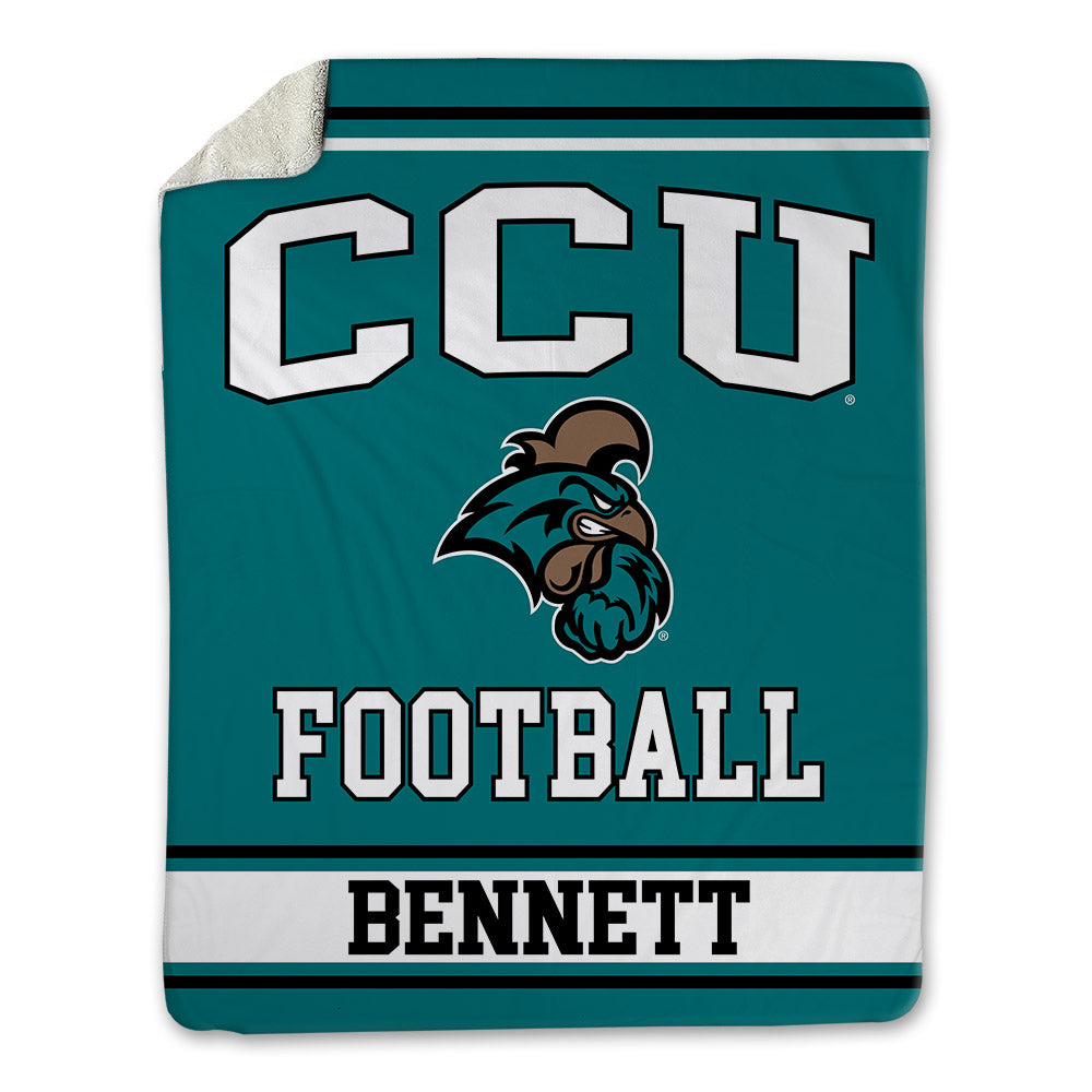 Coastal Carolina - NCAA Football : Braydon Bennett - Blanket-0