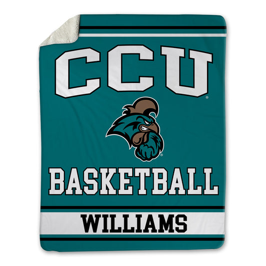 Coastal Carolina - NCAA Women's Basketball : Kristin Williams - Blanket-0
