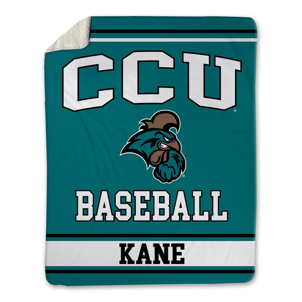Coastal Carolina - NCAA Baseball : Connor Kane - Blanket-0