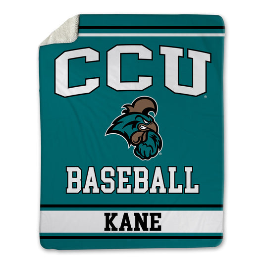 Coastal Carolina - NCAA Baseball : Connor Kane - Blanket-0
