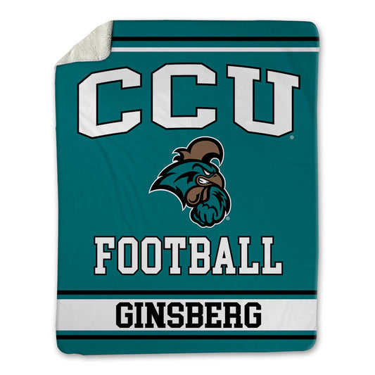 Coastal Carolina - NCAA Football : Andrew Ginsberg - Blanket-0