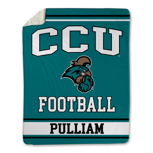 Coastal Carolina - NCAA Football : Marcellius Pulliam - Blanket-0