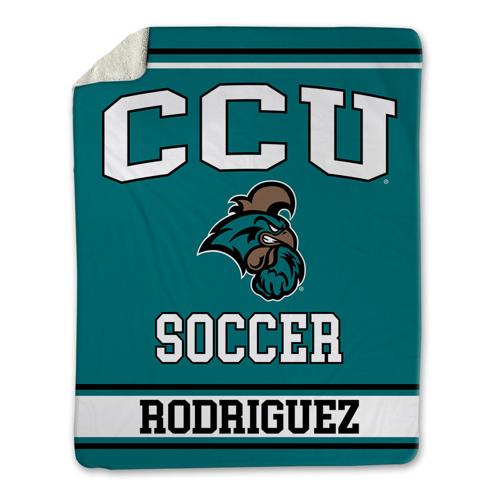 Coastal Carolina - NCAA Women's Soccer : Corinne Rodriguez - Blanket-0
