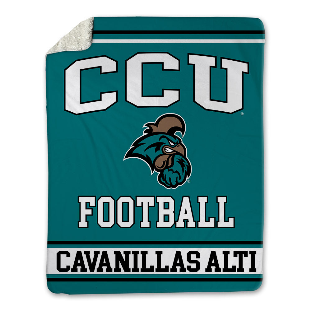 Coastal Carolina - NCAA Football : Nicolas Cavanillas Alti - Blanket-0
