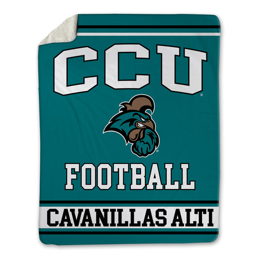 Coastal Carolina - NCAA Football : Nicolas Cavanillas Alti - Blanket-0