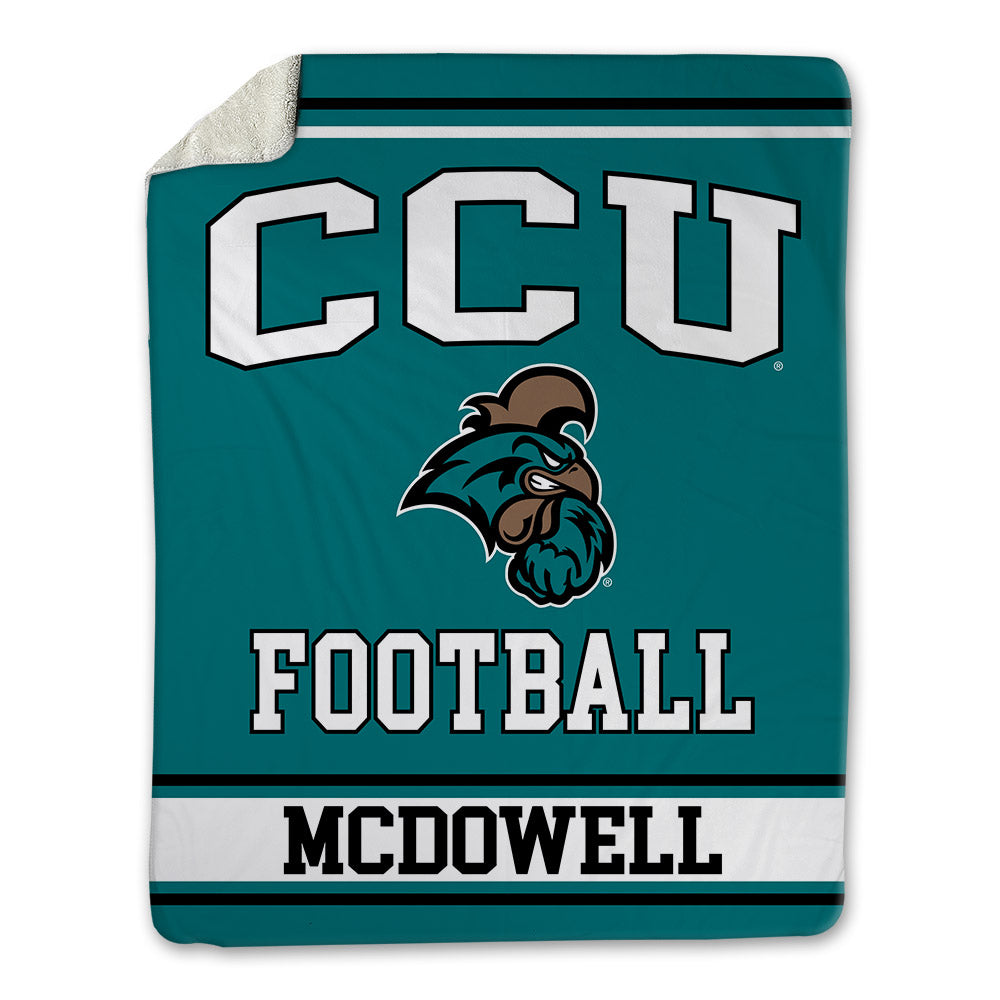 Coastal Carolina - NCAA Football : Se'Von McDowell - Blanket-0