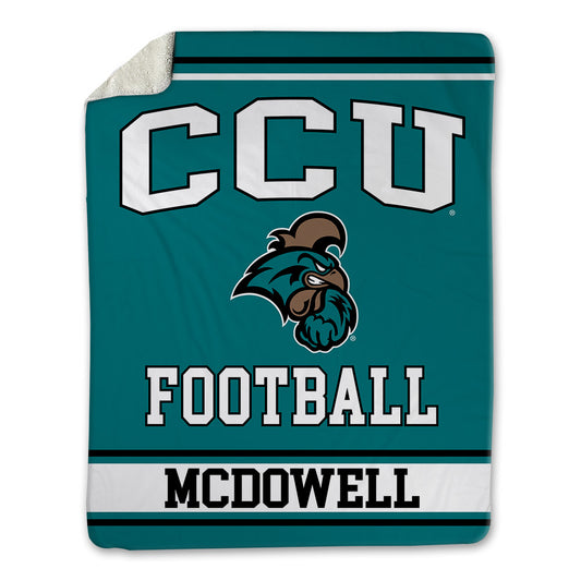 Coastal Carolina - NCAA Football : Se'Von McDowell - Blanket-0
