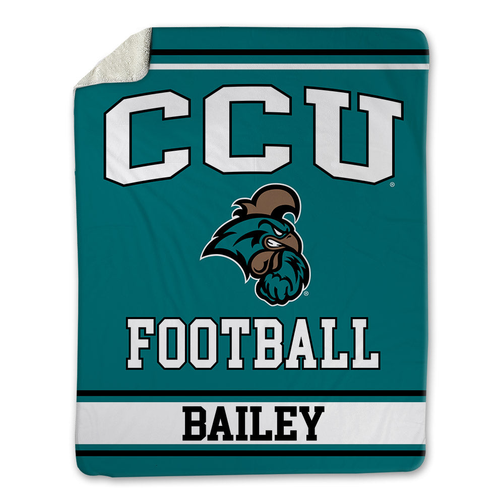 Coastal Carolina - NCAA Football : Deuce Bailey - Blanket-0