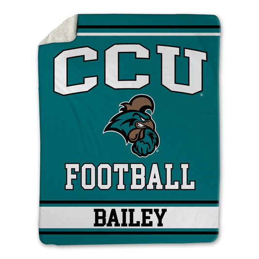 Coastal Carolina - NCAA Football : Deuce Bailey - Blanket-0