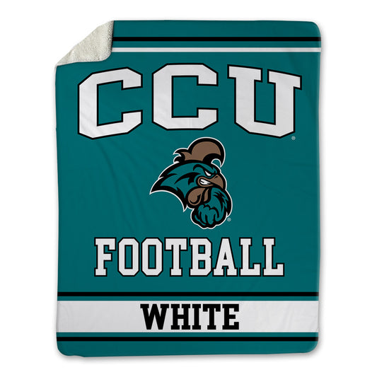 Coastal Carolina - NCAA Football : Gabe White - Blanket-0