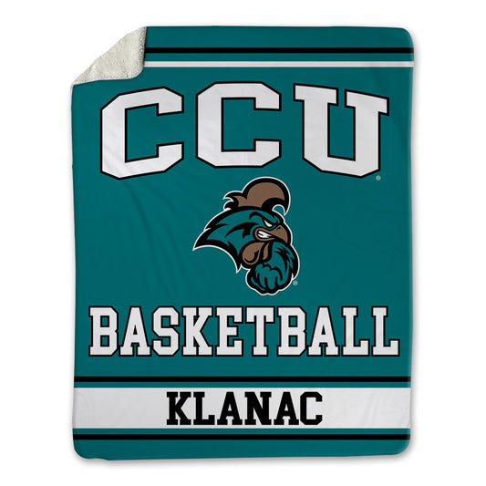 Coastal Carolina - NCAA Women's Basketball : Olivia Klanac - Blanket-0
