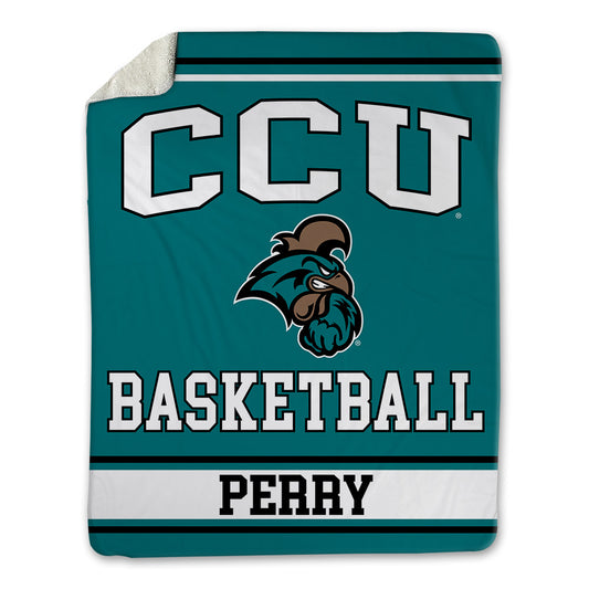 Coastal Carolina - NCAA Men's Basketball : Trey Perry - Blanket-0